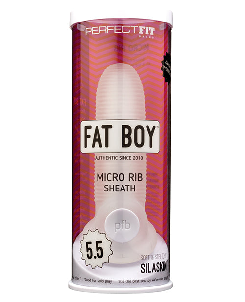 Perfect Fit Fat Boy Micro Ribbed Sheath 5.5" - LUST Depot