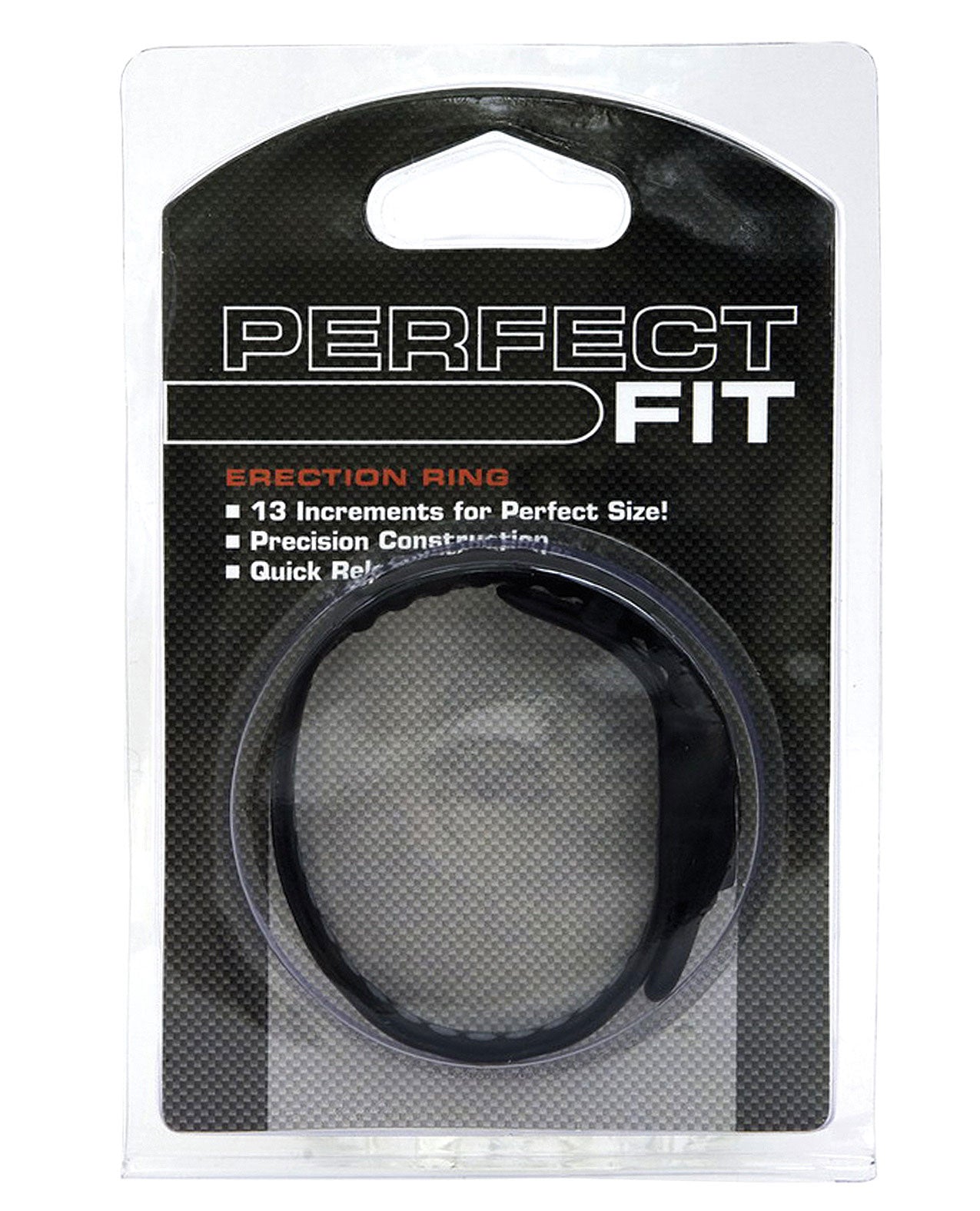 Perfect Fit Speed Shift 17 Adjustments Cock Ring - Black - LUST Depot