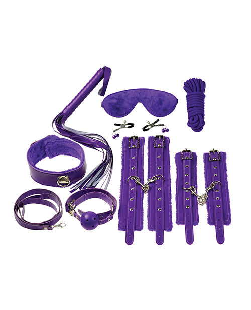 Everything Bondage 12 Piece Kit - Purple - LUST Depot