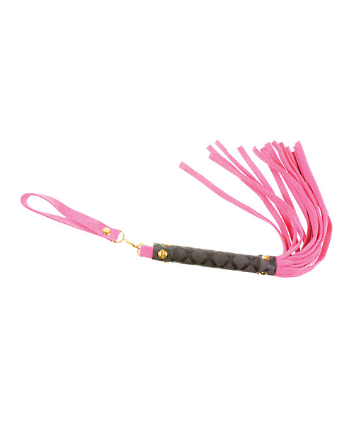 Plesur Mini Leather Flogger - Pink - LUST Depot