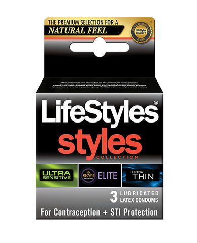 Lifestyles Styles 3-in-1 Collection - Pack Of 3 - LUST Depot