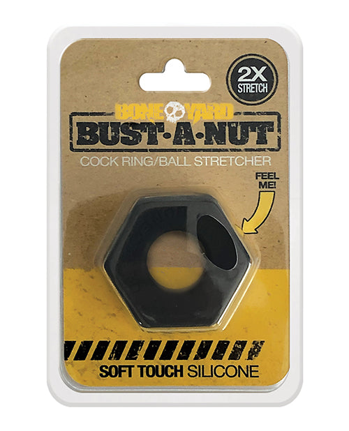 Boneyard Bust A Nut Cock Ring - Black - LUST Depot