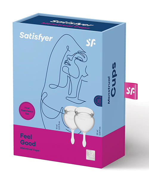 Satisfyer Feel Good Menstrual Cup - Transparent - LUST Depot