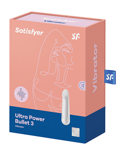 Satisfyer Ultra Power Bullet 3 - White - LUST Depot