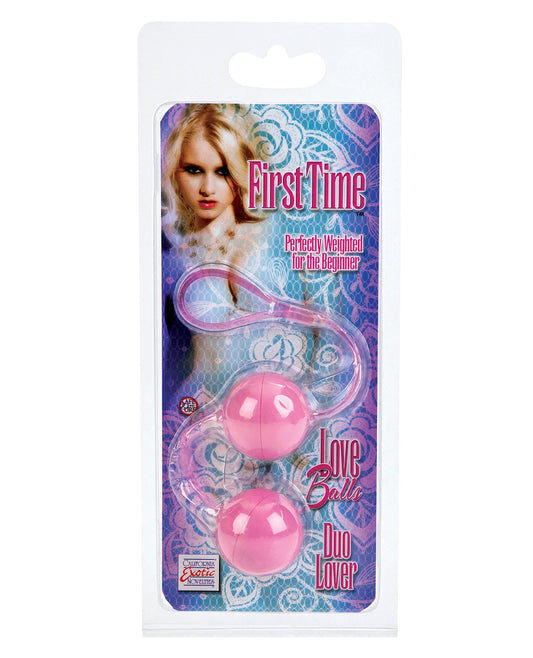 First Time Love Balls Duo Lover - Pink - LUST Depot