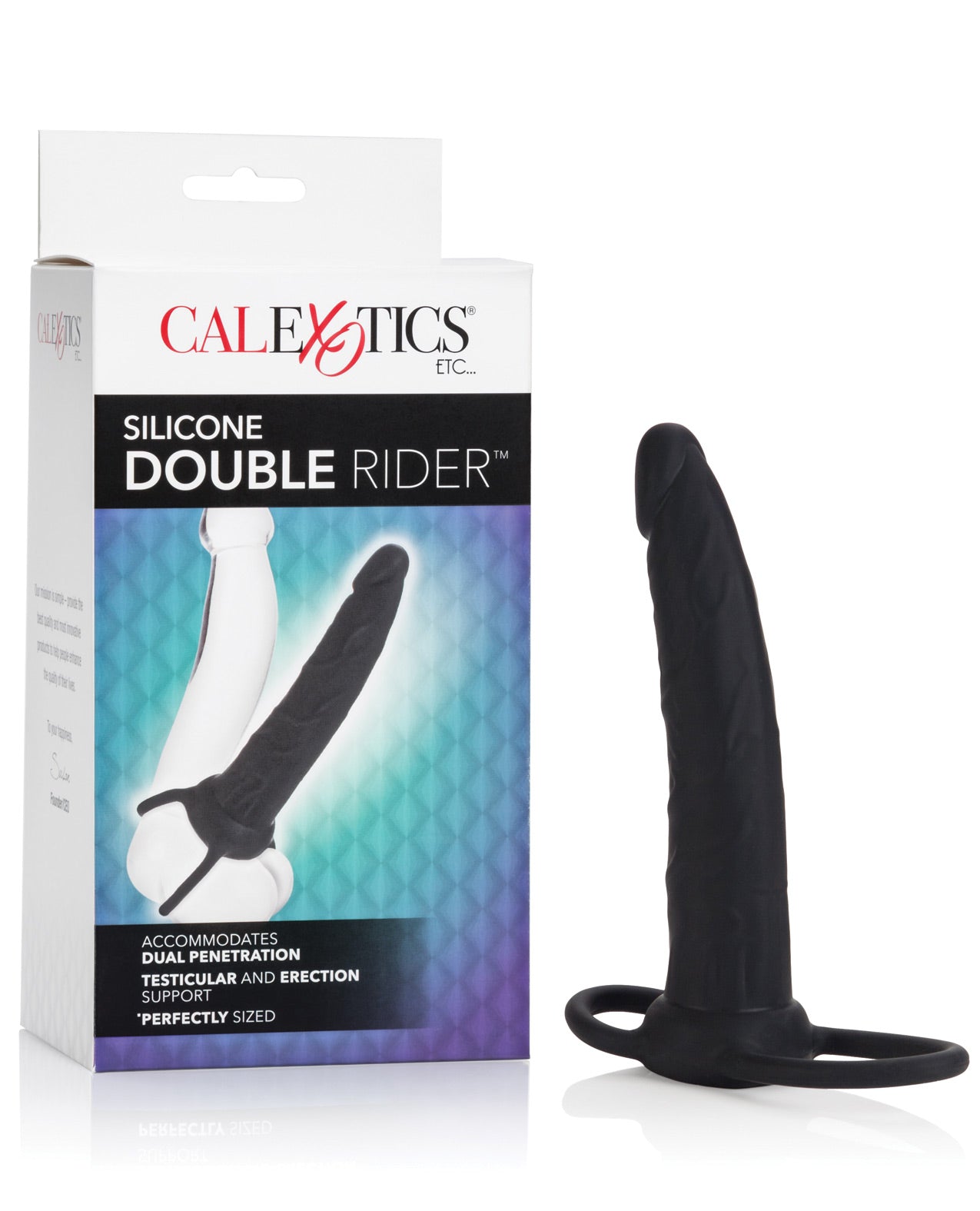 Double Rider Silicone 6.5" - Black - LUST Depot