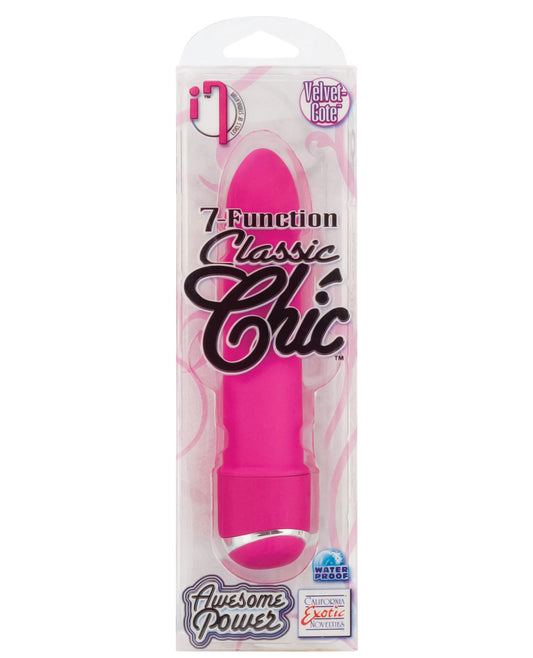 Classic Chic 4.25" - 7 Function Pink - LUST Depot