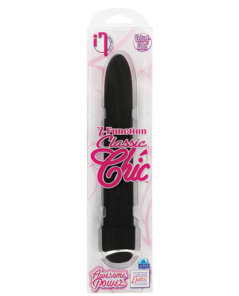 Classic Chic 6" - 7 Function Black - LUST Depot