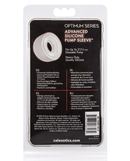 Advanced Silicone Pump Sleeve - Clear - LUST Depot