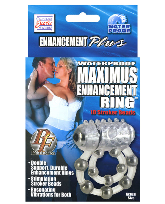 Maximus Enhancement Ring 10 Stroker Beads - LUST Depot