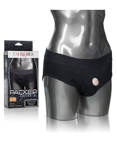 Packer Gear Brief Harness Xl-2xl - Black - LUST Depot