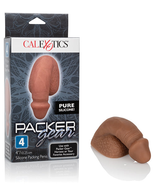 Packer Gear 4" Silicone Packing Penis - Brown - LUST Depot