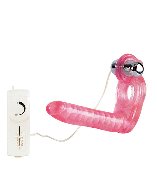 The Ultimate Triple Stimulator Flexible Dong W-cock Ring - LUST Depot