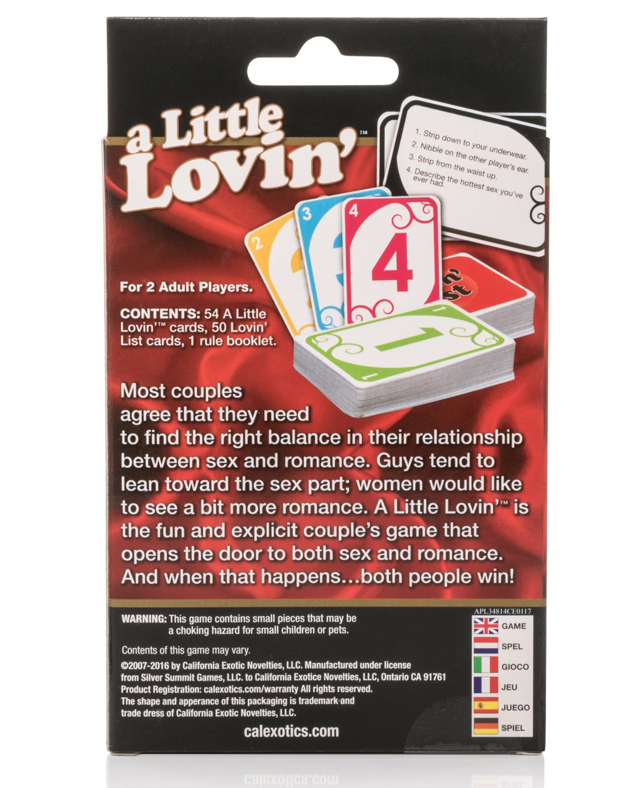 A Little Lovin' Card Game - LUST Depot