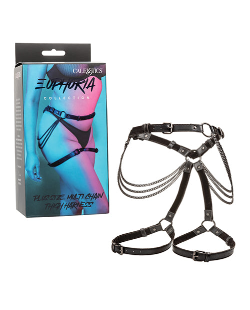 Euphoria Collection Plus Size Multi Chain Thigh Harness - LUST Depot