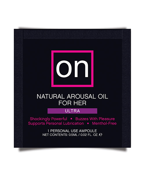 On For Her Arousal Oil Ultra - Single Use Ampoule - LUST Depot