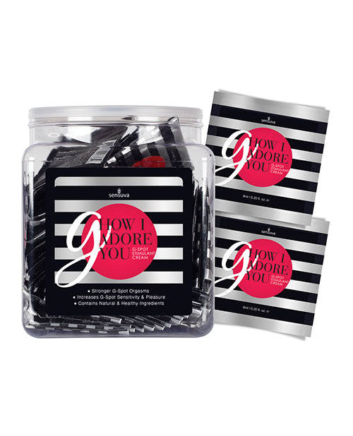 G How I Adore You G-spot Enhancement Cream - Tub Of 100 Single Use Packet - LUST Depot