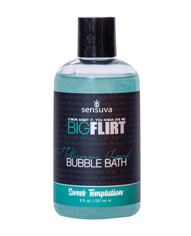 Sensuva Big Flirt Pheromone Bubble Bath - 8 Oz Sweet Temptation - LUST Depot