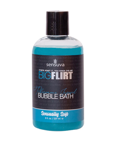 Sensuva Big Flirt Pheromone Bubble Bath - 8 Oz Sensually Soft - LUST Depot