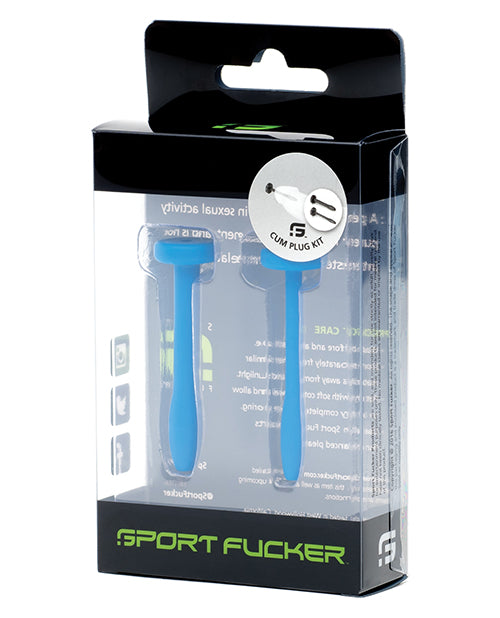 Sport Fucker Cum Plug Kit - Blue - LUST Depot