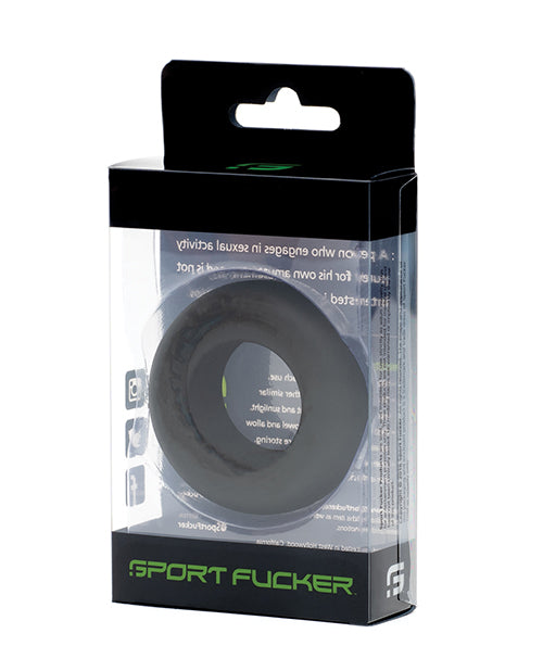 Sport Fucker Muscle Ring - Black - LUST Depot