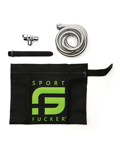 Sport Fucker Shower Kit 6" - Black - LUST Depot