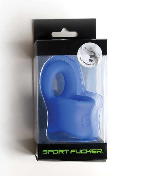 Sport Fucker Silicone Baller Ring - Blue - LUST Depot
