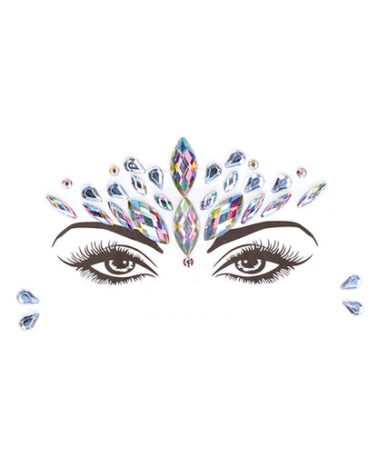 Shots Bliss Dazzling Crowned Face Bling Sticker O-s - LUST Depot