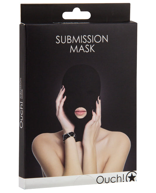 Shots Ouch Submission Mask - Black - LUST Depot
