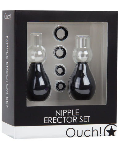 Shots Ouch Nipple Erector Set - Black - LUST Depot