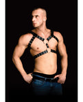 Shots Ouch Andreas Masculine Masterpiece Body Harness - Black - LUST Depot