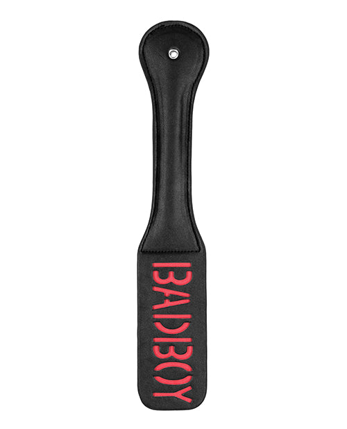 Shots Ouch Bad Boy Paddle - Black - LUST Depot