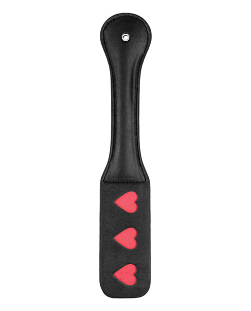 Shots Ouch Hearts Paddle - Black - LUST Depot