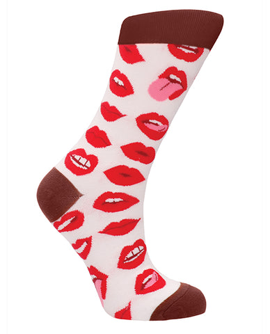 Shots Sexy Socks Lip Love - Female - LUST Depot