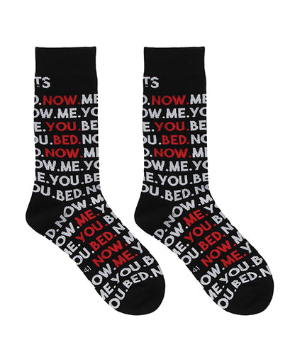 Shots Sexy Socks You, Me, Bed, Now  - Male - LUST Depot