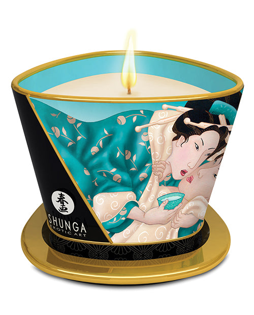 Shunga Massage Candle - 5.7 Oz Island Blossoms - LUST Depot