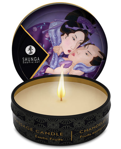 Shunga Libido Mini Candlelight Massage Candle - 1 Oz Exotic Fruits - LUST Depot