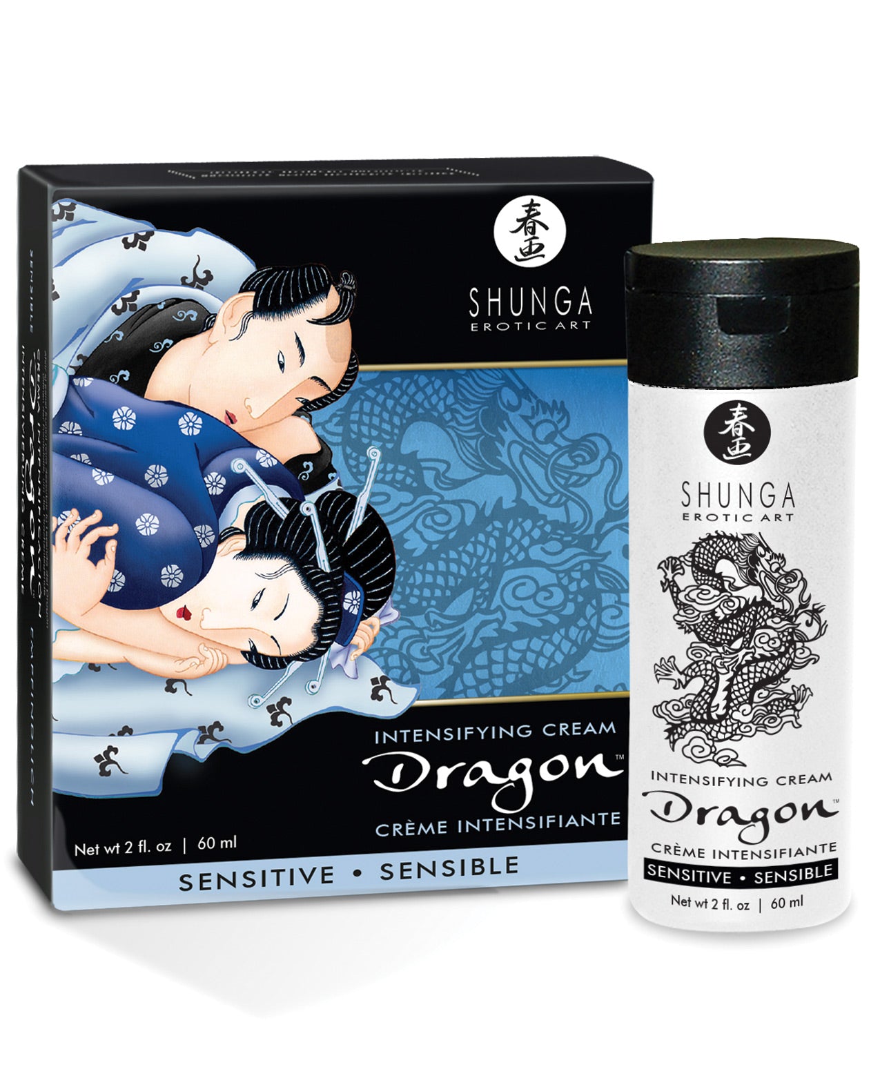 Shunga Dragon Sensitive Cream - 2 Oz - LUST Depot