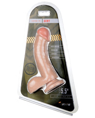 Major Dick Curved W-balls & Suction Cup Army - Vanilla - LUST Depot