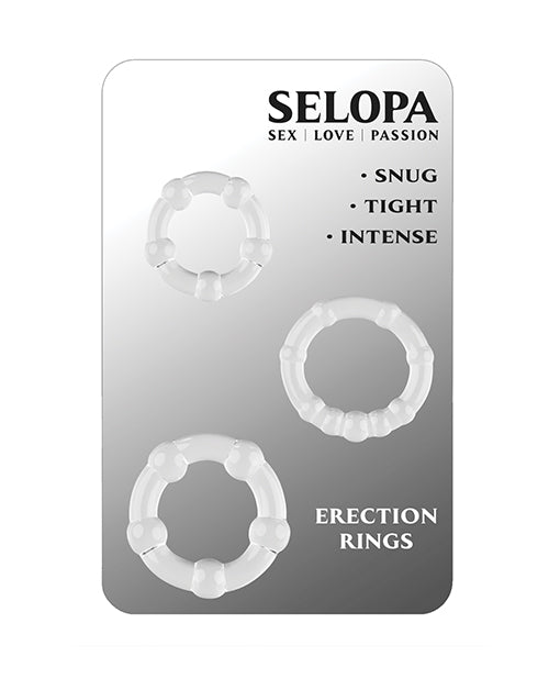 Selopa Erection Rings - Clear - LUST Depot
