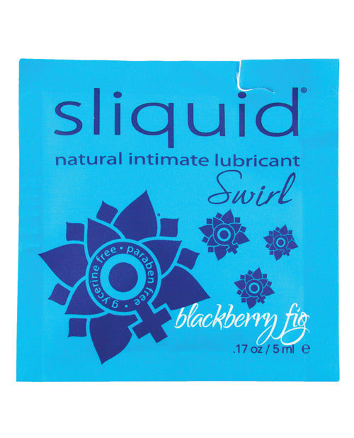 Sliquid Naturals Swirl Lubricant Pillow - .17 Oz Fig - LUST Depot