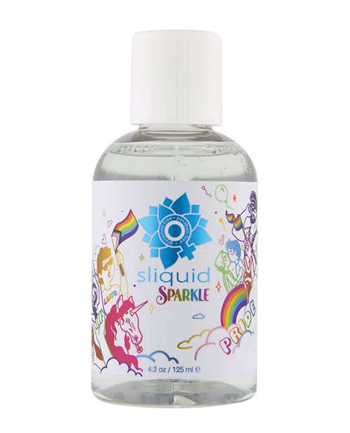 Sliquid Naturals Sparkle Pride Water Based Lube - 4.2 Oz - LUST Depot