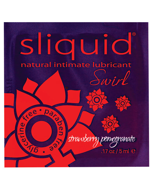 Sliquid Swirl Lubricant Pillow - .17 Oz Strawberry Pomegranate - LUST Depot