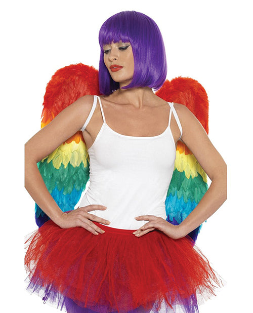 Rainbow Large Feather Wings - LUST Depot