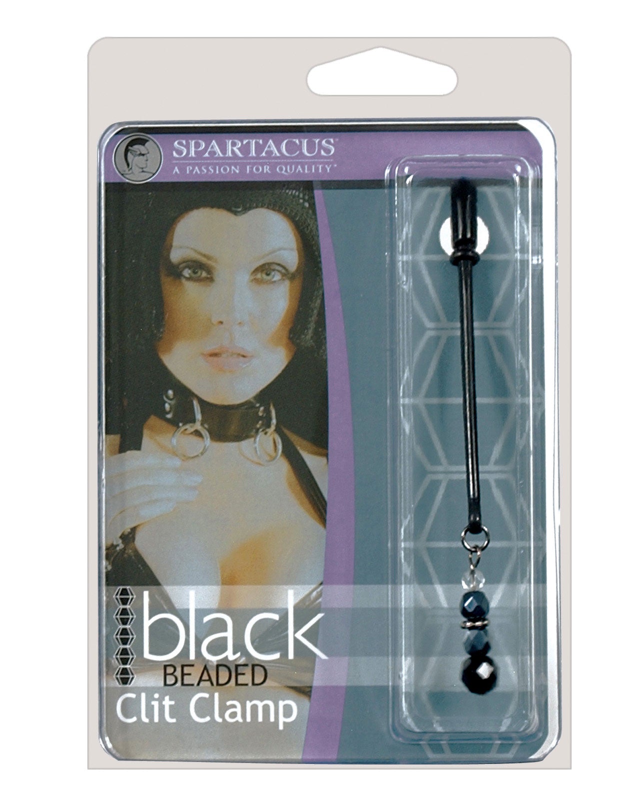 Spartacus Black Beaded Clit Clamps - LUST Depot