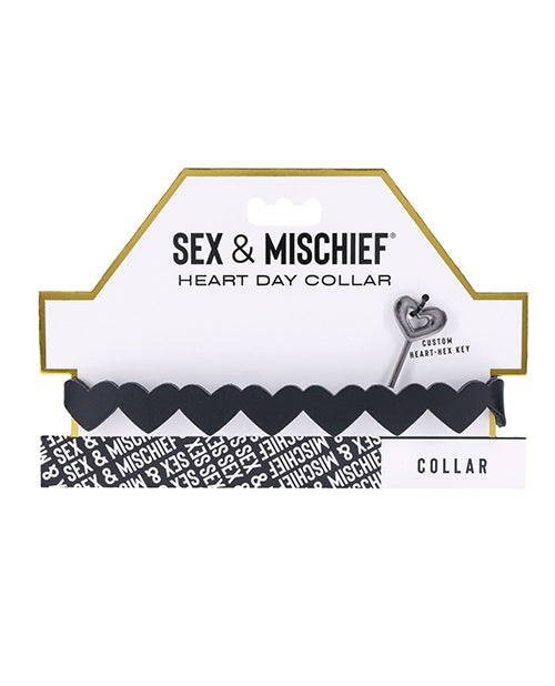 Sex & Mischief Heart Day Collar - LUST Depot