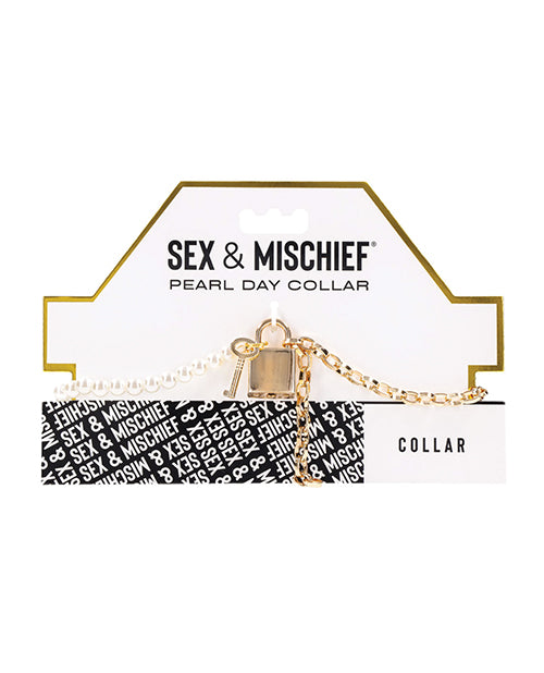 Sex & Mischief Pearl Day Collar - LUST Depot