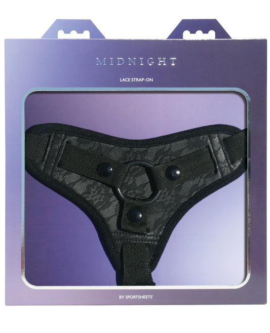 Sincerely Lace Strap-on - Black - LUST Depot