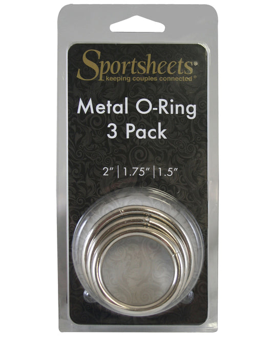 Sportsheets Metal O Ring - Pack Of 3 - LUST Depot