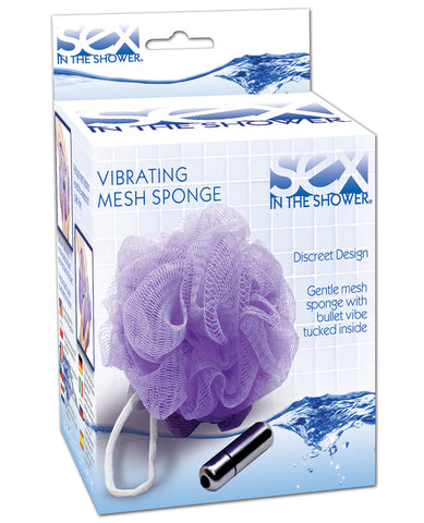 Sex In The Shower Vibrating Mesh Sponge - LUST Depot